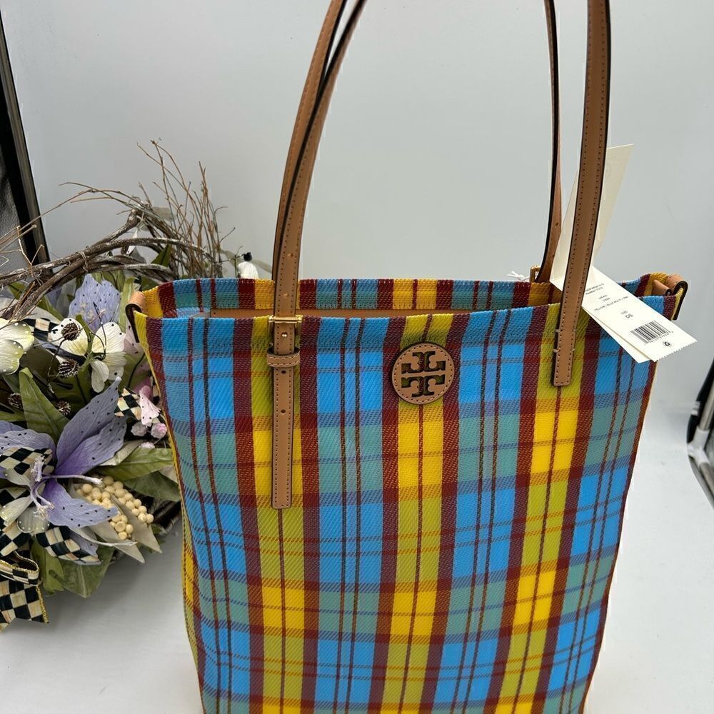 Women’s Tory Burch Ella large mesh market tote zipper closure - Picture 5 of 10